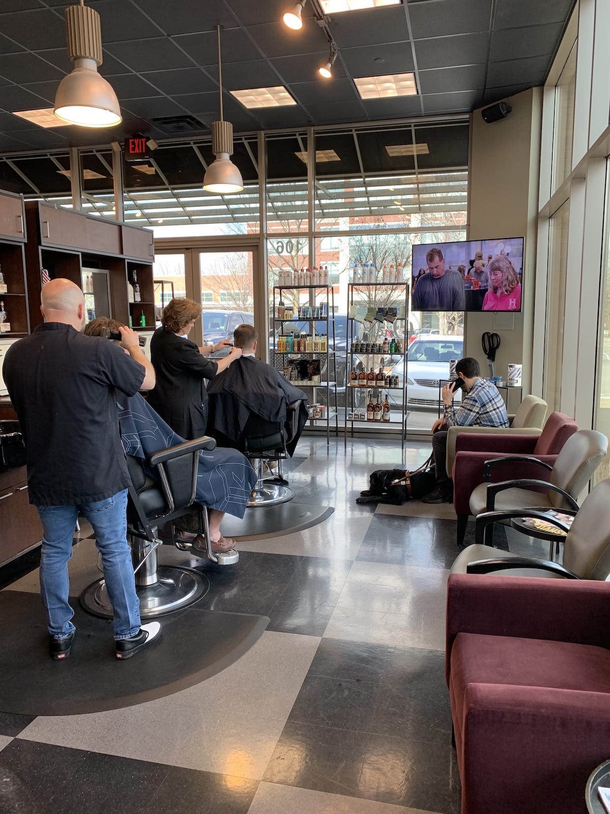 Inside our Nashville barber shop location