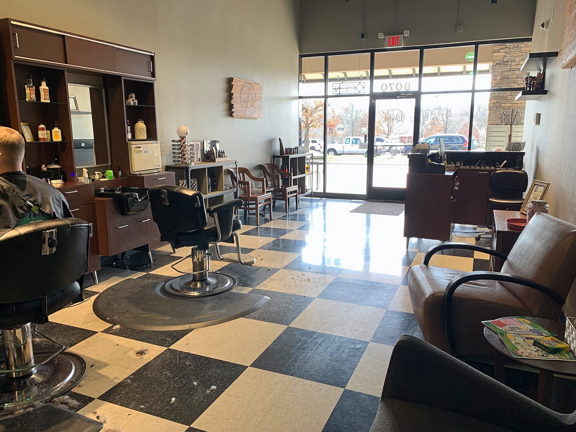 Inside Uncle's Nashville TN barbershop