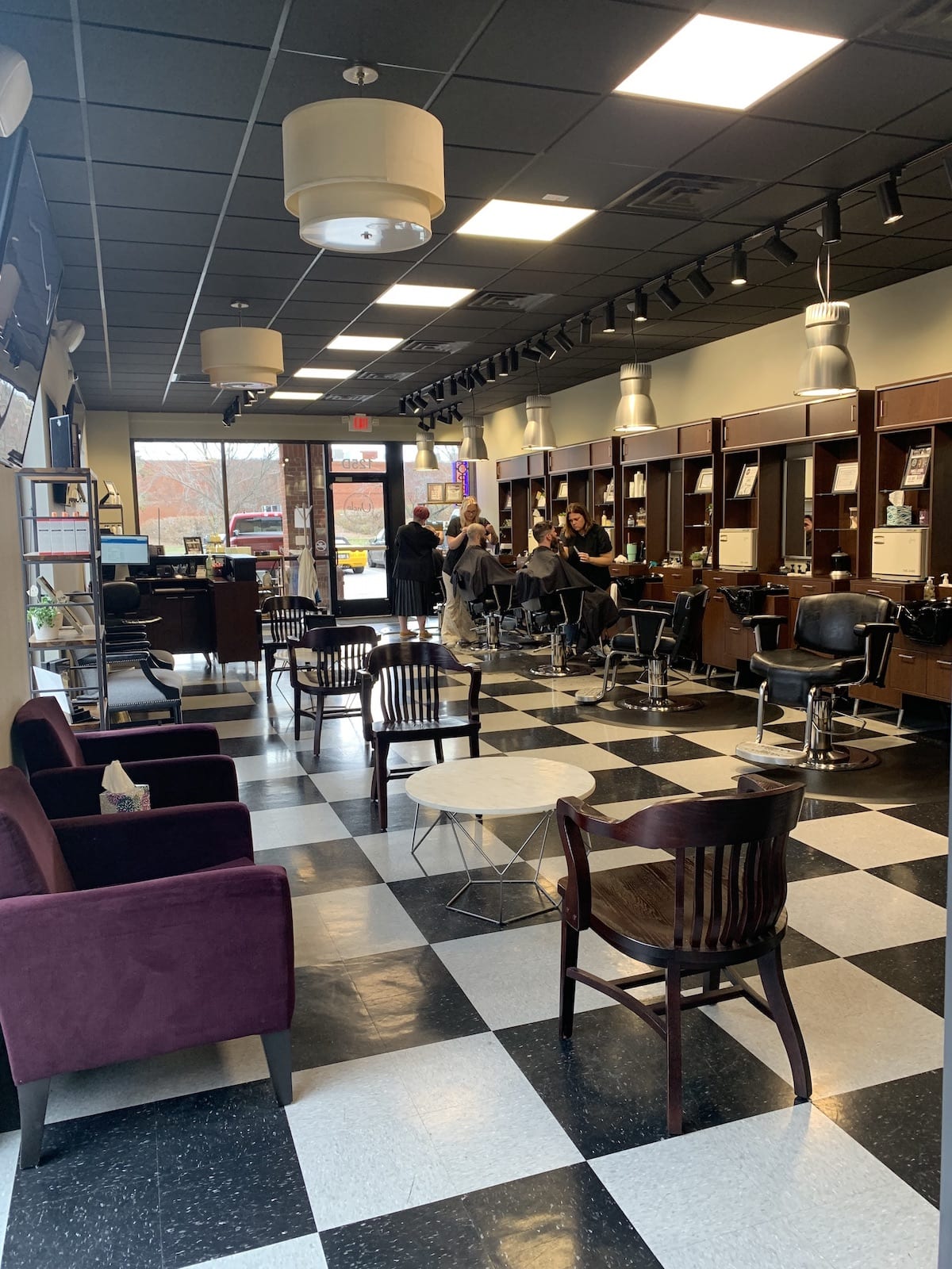 Inside Uncle's Hendersonville barbershop